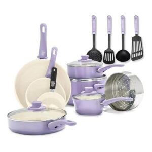 Soft Grip Healthy Ceramic Nonstick 16 Piece