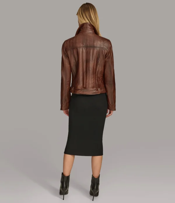 Bria Rail Quilted Moto - Image 4