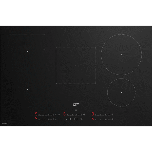 Beko HII85700UFT 78cm Induction Hob - Black