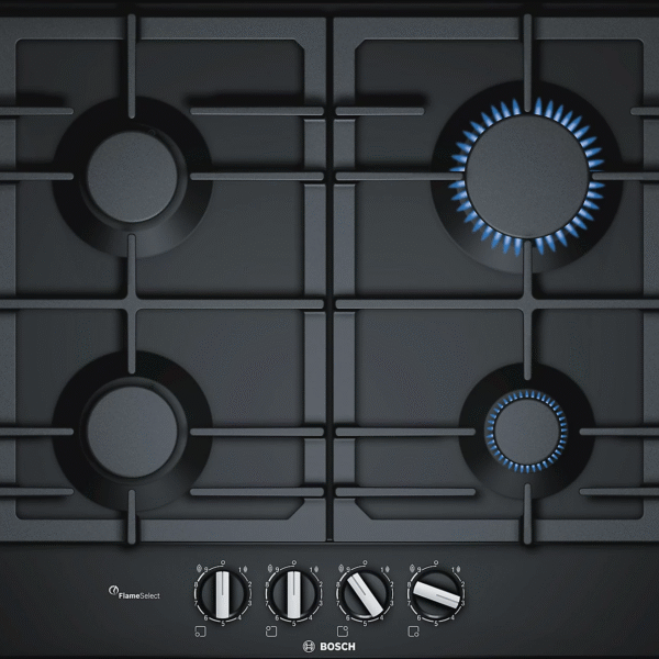 Bosch PCP6A6B90 58cm Gas Hob - Black