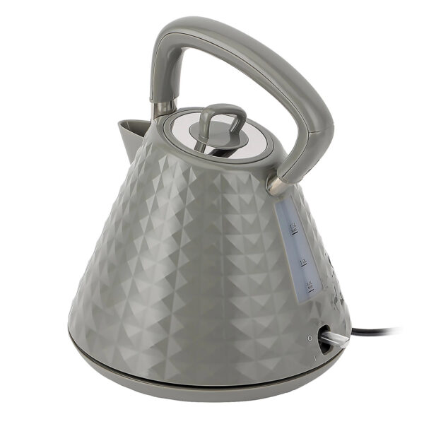 Geepas Argyle 1.5L Cordless Electric Kettle 3000, Grey